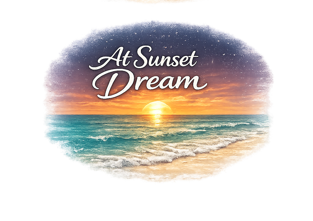 At Sunet Dream Beach Scene