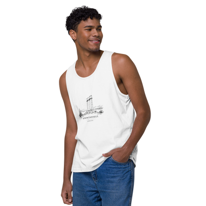 Unisex tank top featuring the Know Thyself design, M size.